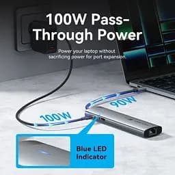 Концентратор Vention USB-C 7-in-1 USB-C PD + USB 3.2 + USB 3.0 + USB 2.0 + RJ45 + SD/TF + HDMI 0.15m (TGUHB) - мініатюра 7