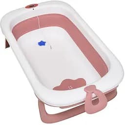 Дитяча ванночка El Camino Me 1106 T-Control Pink з електронним термометром і зручним зливом