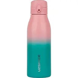 Термобутылка UZspace Iron Gradient 600 мл розовая с голубым (4203)