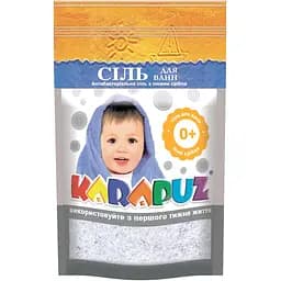 Сіль для ванн Карапуз Антибактеріальна з іонами срібла 500 г