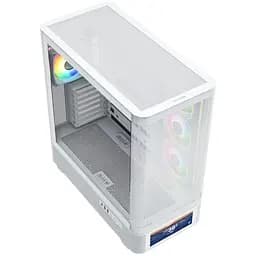 Корпус Modecom VOLCANO AQ500 ARGB MIDI FRONT LCD 6,2”, 4x120 мм fans WHITE без БЖ ATX (MC-A-AQ500-4FA-W) - мініатюра 8