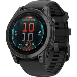Garmin Fenix ​​E 47mm AMOLED Slate Gray Steel with Black Silicone Band (010-03025-03/01)