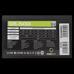 Блок живлення GameMax GE-500 500W 80+ (GE-500) - мініатюра 3