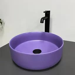 Умивальник VBI Prato lavender matt накладний VBI-011412, Синій