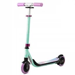Самокат Qkids Bro, зелений з фіолетовим (HUBA00033)