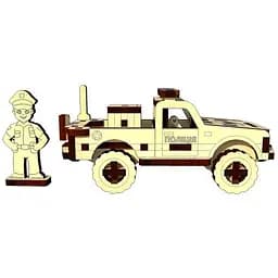 Механічний 3D Пазл Ukrainian Gears Поліцейська машина (1871443738) - мініатюра 2