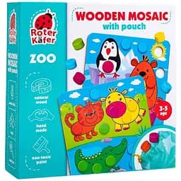 Дерев'яна мозаїка Roter Kafer Зоопарк з мішечком (RW4004)