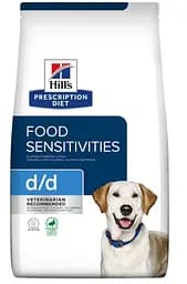 Сухий лікувальний корм для дорослих собак, які страждають на захворювання шкіри з качкою і рисом Hills PD Canine D/D 12 кг 605855