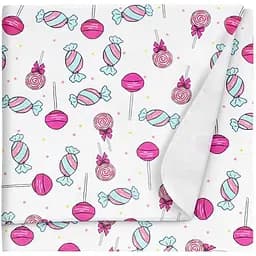 Пелюшки фланелеві Cosas Lollipops 100х120 см (FlannelDiapers_Lollipops_100x120)