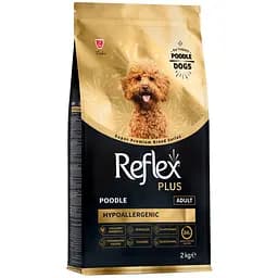 Сухой корм для собак породы пудель Reflex Plus Poodle Adult полноценный и сбалансированный 2 кг