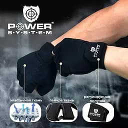 Рукавички для фітнесу і важкої атлетики (PS-2550) Power system XS od00048863 - мініатюра 7