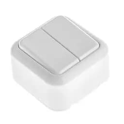 Выключатель Brille двухклавишный RB-2V