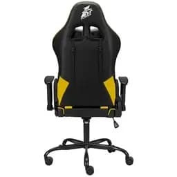 Ігрове крісло 1stPlayer S01 Black-Yellow, максимально допустиме навантаження 120 кг, регульована спинка з кутом нахилу до 170 градусів, у комплекті поперекова подушка - мініатюра 2