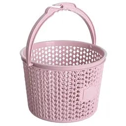 Кошик Violet House Violetta Powder для прищіпок, 2 л, рожевий (0027 Виолетта POWDER д/прищ 2 л)