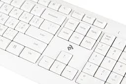 Клавіатура бездротова 2E KS220, 106key White - мініатюра 3