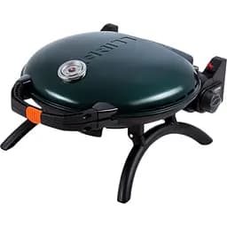 Портативний газовий гриль O-Grill 600T переносний, зелений + шланг у подарунок!