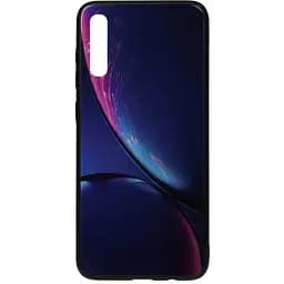 Чохол-накладка Toto Print Glass Space Case Samsung Galaxy A70 Blue