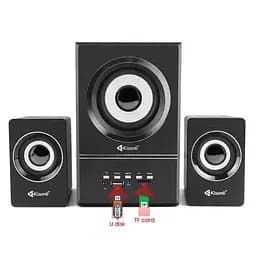 Комп'ютерні колонки 2.1 Kisonli U2700BT, Bluetooth, AUX, 5W+2x3W - мініатюра 4