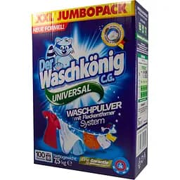 Порошок для стирки Der Waschkonig Universal 7.5 кг (040-3612)
