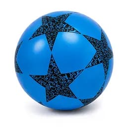 Детский резиновый мяч Звезда Bambi RB20302(Blue) 60 грамм, диаметр 18 см