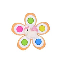 Дитяча брязкальце-спінер Bambi з м'якими кнопками Єдиноріг GZ-05-3