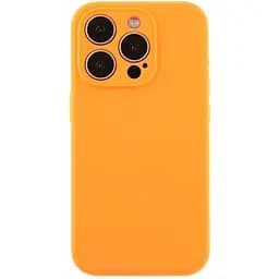 Чохол Silicone Case із захистом камери Full Apple iPhone 15 Pro Orange