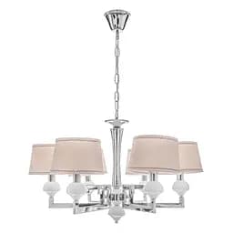 Люстра підвісна Brille з абажуром E14 40W WH (BCL-674S/6)