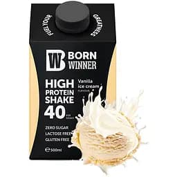 Шейк протеиновый Born Winner со вкусом ванильного мороженого 500 мл