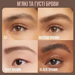 Гель-мус для брів Maybelline New York Superfluff Deep Brown 260, 5 мл (B3531800) - мініатюра 7