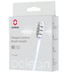 Насадка для зубної щітки Oclean Toothbrush Head for One SE Air X F1 Plaque Control Brush Head Silver 2шт. P1C9 - мініатюра 4