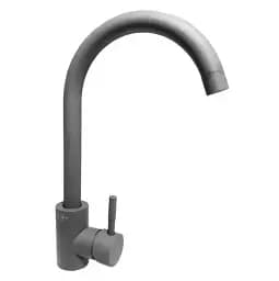 Змішувач для кухні Solone EZA4-D090GY одноважільний з нержавіючої сталі Сірий 30412