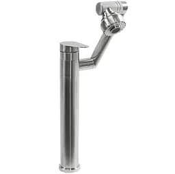 Змішувач для умивальника Rea Paco nikiel brushed високий REA-B0537 Никель