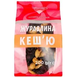 Ассорти SantaVita фруктово-ореховая клюква+кешью 200 г