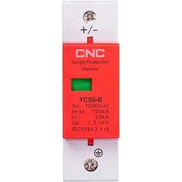 Ограничитель импульсных перенапряжений CNC YCS6/1P-B 60-100KA DC1000V DC