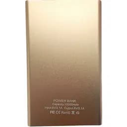 УМБ Power Bank Pineng 9800mAh повербанк зовнішній акумулятор Gold (11245) - мініатюра 5