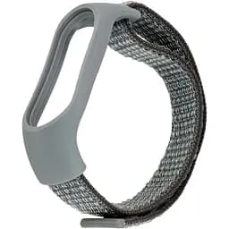 Ремешок Nylon Mi Band 3/4/5/6/7 Storm Серый