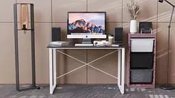 Комп'ютерний стіл Дейв 75x120x60 білий ДСП Сосна Кембра 16мм FRD-102150 - мініатюра 6