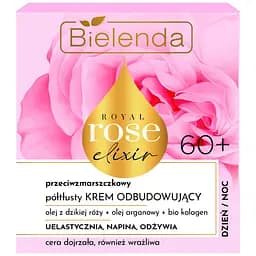 Крем для обличчя Bielenda Royal Rose Elixir проти зморщок 60+, 50 мл