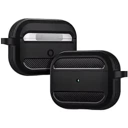 Силіконовий чохол Primo Rubber для навушників AirPods 3 (MME73) Black - мініатюра 2