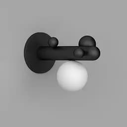 Настінне бра Babich Studio Lunar B Black (RAL 9005)