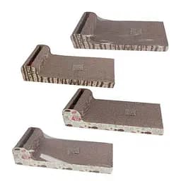 Когтеточка Eastland Лежак с кошачьей мятой для кошек 52x21x12 cм бумага