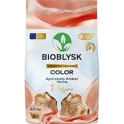 Пральний порошок парфумований BioBlysk Color & Ayurvedic Amber Niche Perfume 2.5 кг