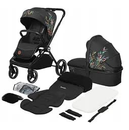 Универсальная коляска 2 в 1 Lionelo Mika Dreamine, черная (LO-MIKA 2IN1 DREAMIN)