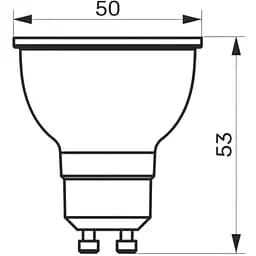 LED лампа Titanum MR16 6W GU10 4100K (TLMR1606104) - мініатюра 3