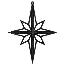 Ялинкова іграшка MIS LT Ромб малий 11х11х14 см чорний