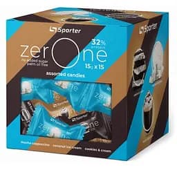 Батончик Sporter Zero One Mix 225 г (15 шт. по 15 г)