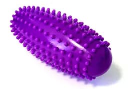 Массажный ролик Almond EasyFit овальный з шипами фиолетовый (EF-1071-V)
