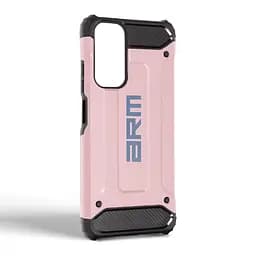 Чехол для Xiaomi Redmi Note 12S 4G, Panzer, розовый, противоударный, бронированный, милитари, панель-накладка, защита всего корпуса, защита дисплея и камеры, термополиуретан (TPU) + поликарбонат (PC), ArmorStandart (ARM71478) - мініатюра 2