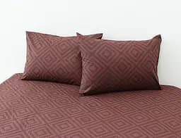 Комплект постільної білизни TAG Tekstil Сімейний Коричневий 000163342 (R128Brown) - мініатюра 3