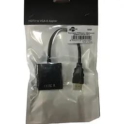 Адаптер Atcom HDMI - VGA (M/F),  0.1 м, Black (9220) - мініатюра 2
